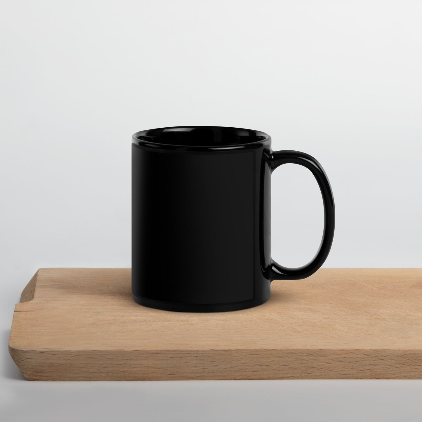 Black Glossy Mug - LOVE emblem