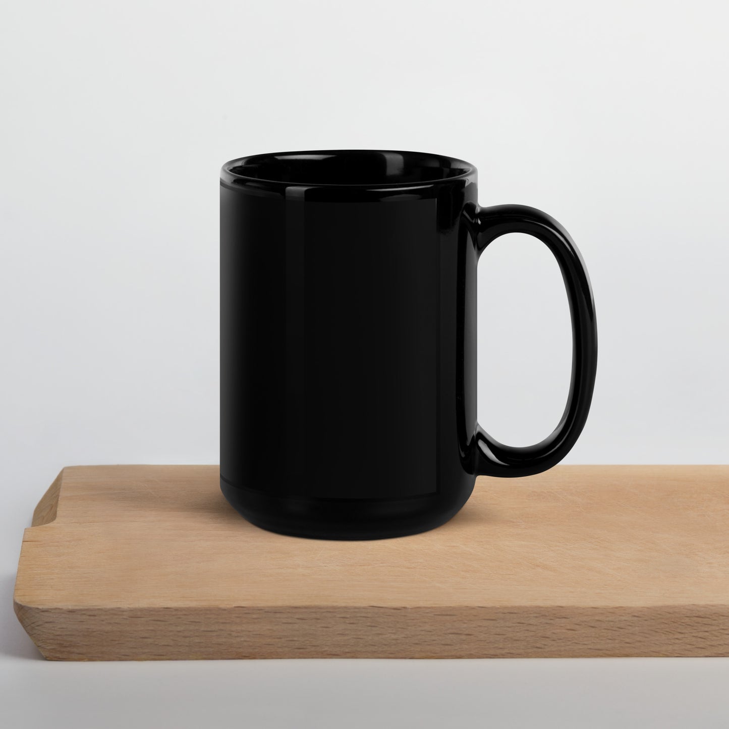 Black Glossy Mug - LOVE emblem